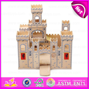 Wooden Children Castle Toy, Can Be Assembled by Kid (W06A035)